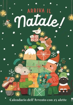 Arriva Il Natale! Calendario Dell'avvento Con 25 Alette Da Sollevare. Ediz. Illustrata fronte