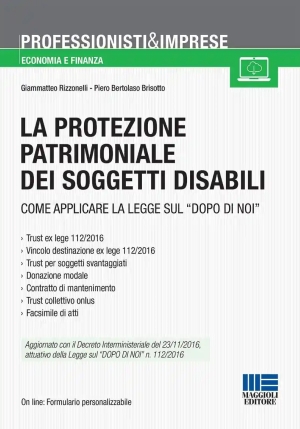 Protezione Patrimoniale Soggetti Disabil fronte