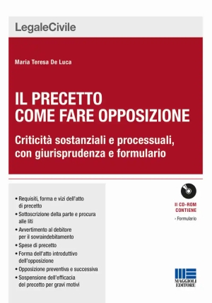 Precetto Come Fare Opposizione fronte