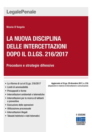 Nuova Disciplina Intercettazioni fronte