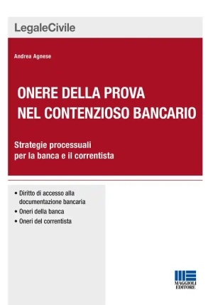 Onere Prova Contenzioso Bancario fronte