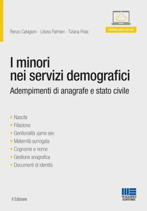 Minori Servizi Demografici 2ed. fronte