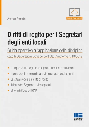 Diritti Di Rogito Per Segratari Enti Loc fronte