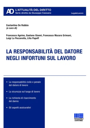 Responsabilit? Datore Infortuni Lavoro fronte