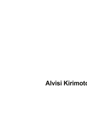 Alvisi Kirimoto 2002-22 Storia Natura fronte