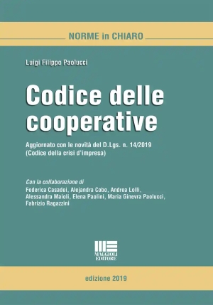 Codice Delle Cooperative fronte