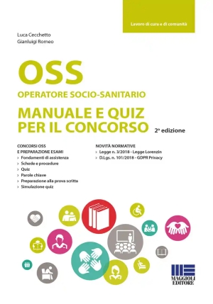 Oss Operatore Socio Sanit.manuale Quiz fronte