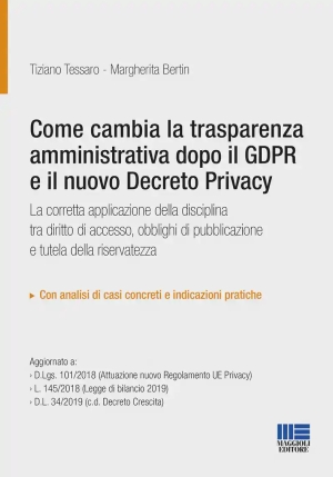 Come Cambia Trasparenza Amm Dopo Gdpr fronte