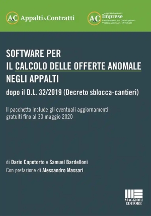 Software Calcolo Offerte Anomale Appalti fronte