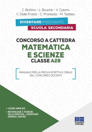 Concorso Cattedra 2020 Matematica A28 fronte