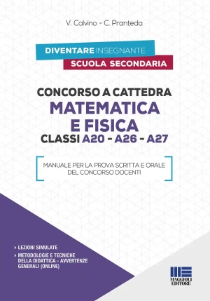 Concorso Cattedra 2020 Matematica Fisica fronte