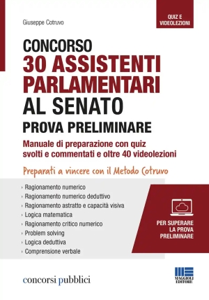 30 Assistenti Parlamentari Senato Prelim fronte