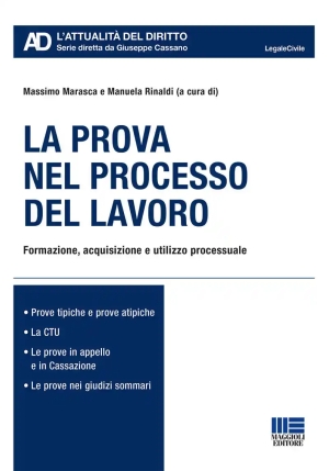 Prova Nel Processo Del Lavoro fronte