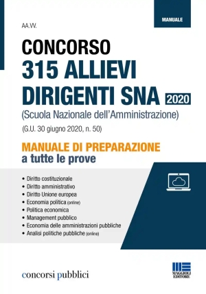 315 Dirigenti Sna Manuale Tutte Prove fronte