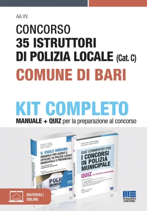 Kit 20 Istruttori Poliz.cat.c Bari 2vol. fronte