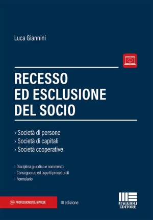 Recesso Ed Esclusione Del Socio fronte