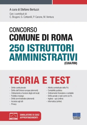 250 Istruttori Amm.vi Com.roma Teo-test fronte