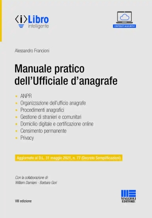 Manuale Pratico Dell'ufficiale D'anagrafe fronte