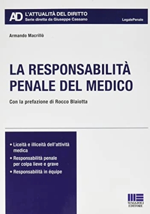 Responsabilit? Penale Del Medico (la) fronte