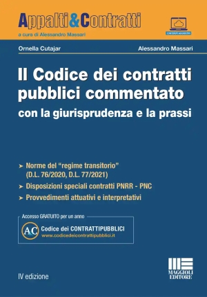 Codice Dei Contratti Pubblici Commentato Con La Giurisprudenza E La Prassi. Con Espansione Online (i fronte