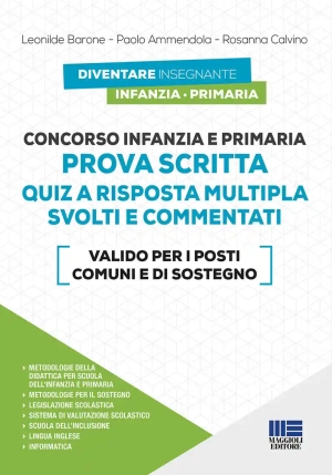 Concorso Infanzia Primaria Pr.scr.quiz fronte