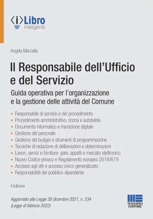 Responsabile Dell'ufficio E Del Servizio. Guida Operativa Per L'organizzazione E La Gestione Delle A fronte