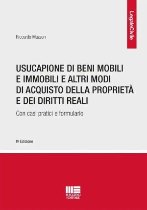 Usucapione Beni Mobili E Immobili 4ed. fronte