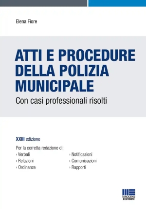 Atti E Procedure Polizia Municipale 23ed fronte