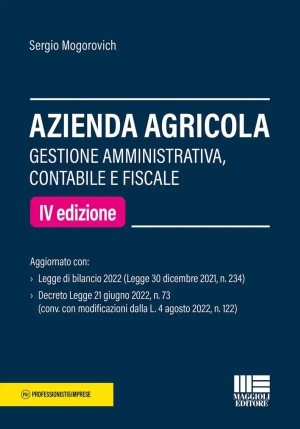 Azienda Agricola E Fisco 4ed. fronte