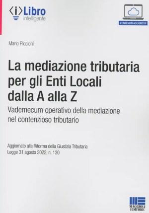 Mediazione Tributaria Alla A Alla Z fronte