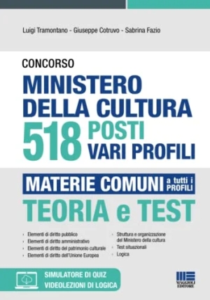 518 Ministero Cultura Vari Profili fronte