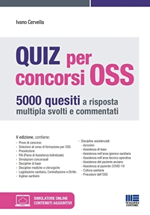 Quiz Concorsi Oss 5ed. fronte