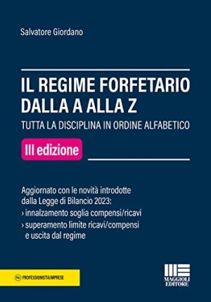 Regime Forfettario Dalla A Alla Z 3ed. fronte