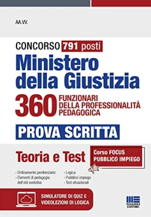 360 Funzionari Prof.pedagogica M.giust. fronte