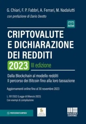 Criptovalute E Dichiaraz.redditi 3ed. fronte