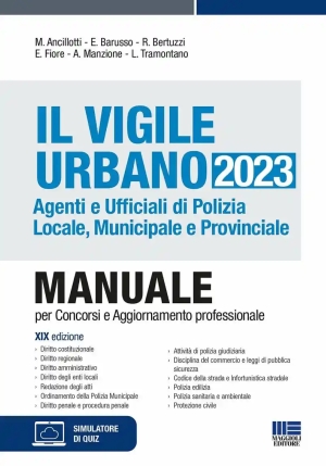 Vigile Urbano - Manuale fronte