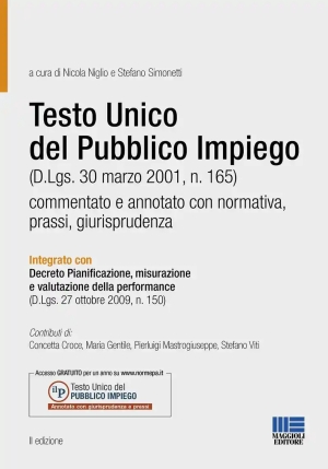 Il Testo Unico Del Pubblico Impiego Commentato fronte