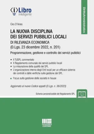 Nuova Disciplina Dei Servizi Pubblici Locali Rilevanza Economica fronte