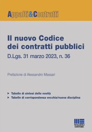 Nuovo Codice Contratti Pubblici 2023 fronte