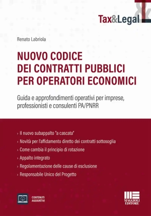 Nuovo Cod.contratti Pubbl.oper.economici fronte