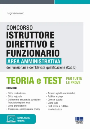 Istruttore Direttivo E Funzionario Area Amministrativa fronte