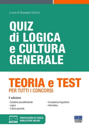 Quiz Di Logica E Cultura Generale 2ed. fronte