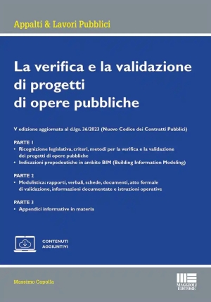 La Verifica E La Validazione Dei Progetti Di Opere Pubbliche fronte