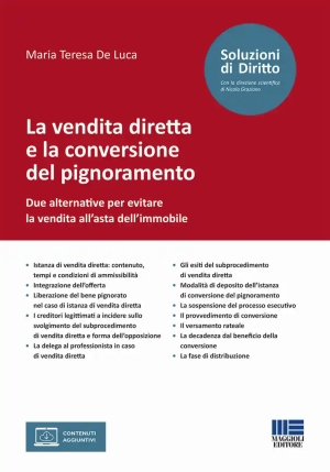 Vendita Diretta Dell'immobile E La Conversione Del Pignoramento Dopo La fronte