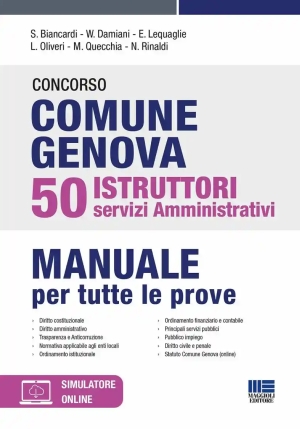 50 Istruttori Serv.amm.vi Genova fronte