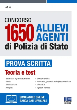 1650 Allievi Agenti Pol.stato P.scritta fronte