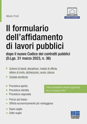 Formulario Affidamento Lavori Pubblici fronte