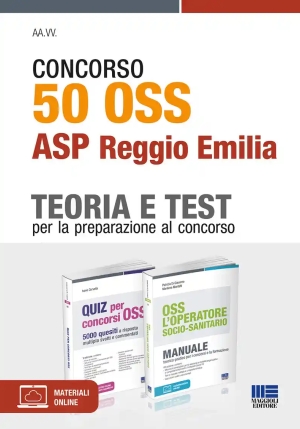 Kit 2v - 50 Oss - Asp Reggio Emilia - Manuale + Quiz fronte