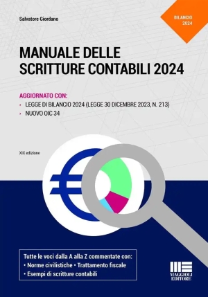 Manuale Scritture Contabili 2024 19ed. fronte