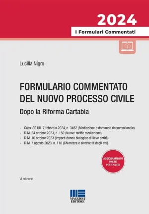 Formulario Comm.processo Civile 6ed. fronte